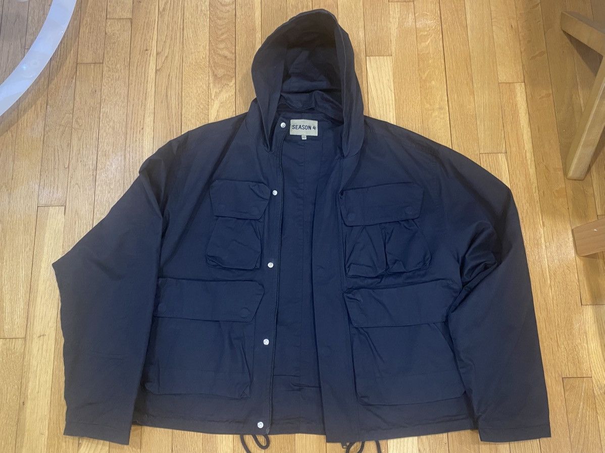 Yeezy RARE Unreleased Yeezy Season 4 Pocket Jacket Black Size US M / EU 48-50 / 2 - 1 Thumbnail