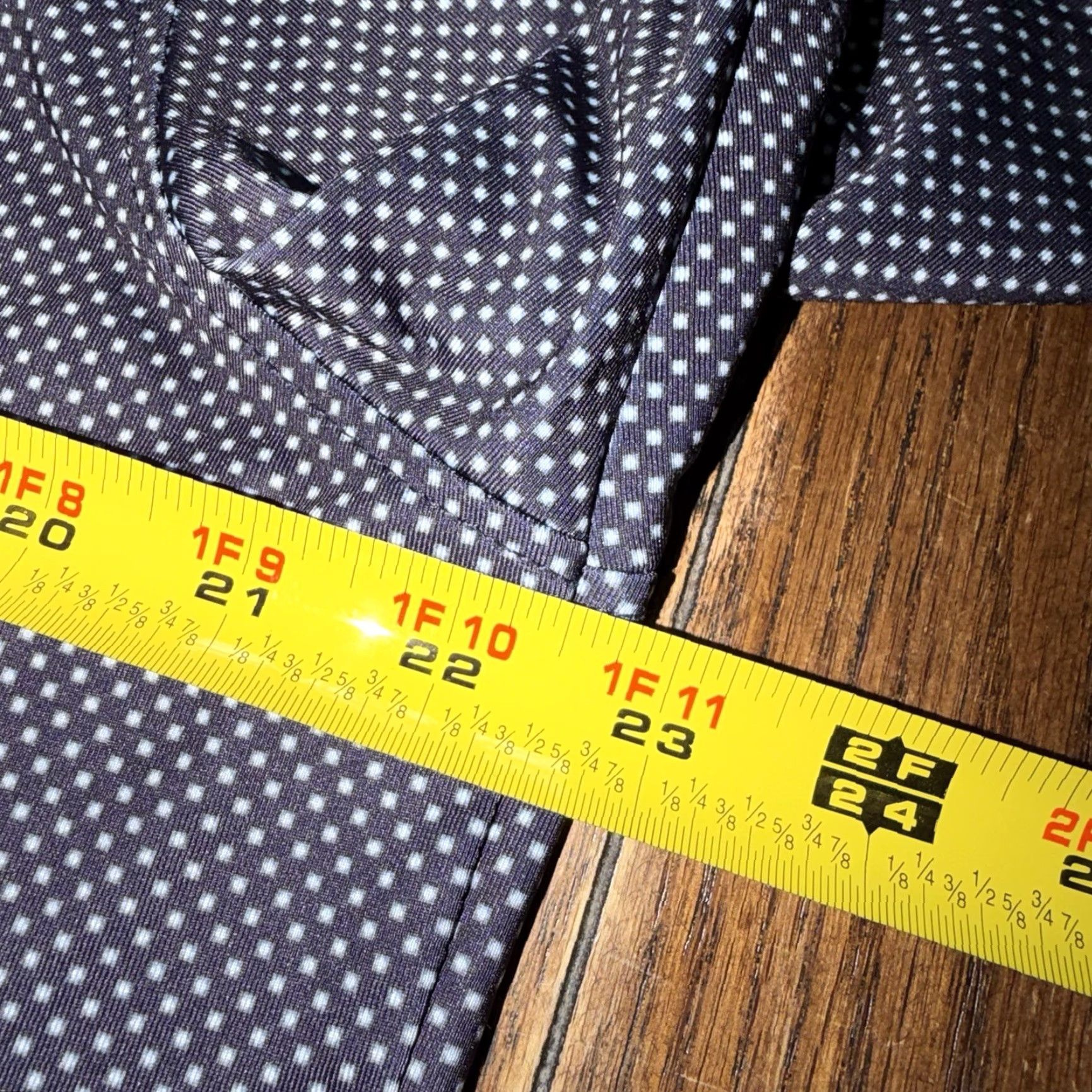 Vintage Greyson Polo Shirt Blue White Dots Mens Medium R.R.C Golf Wolf Logo Size US M / EU 48-50 / 2 - 8 Thumbnail