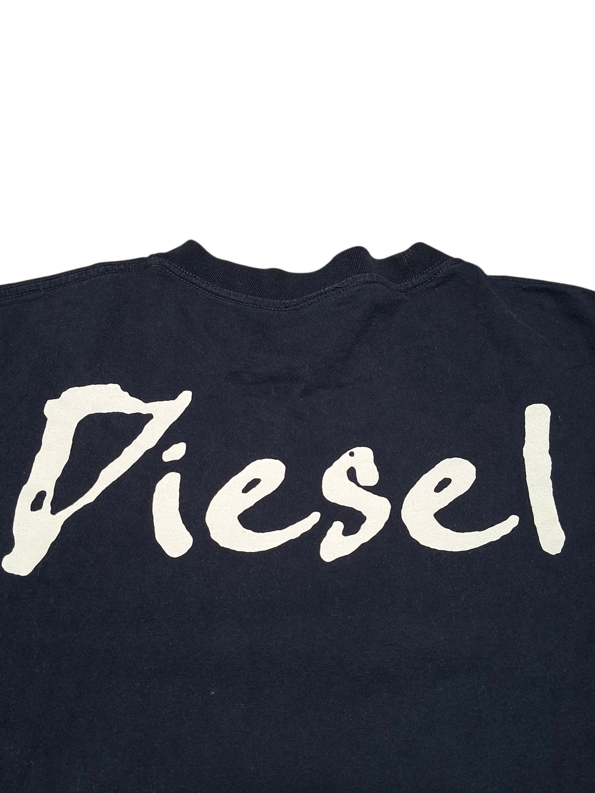Diesel DIESEL VINTAGE 00S AVANT GARDE BIG LOGO TEE Size US XXL / EU 58 / 5 - 4 Thumbnail