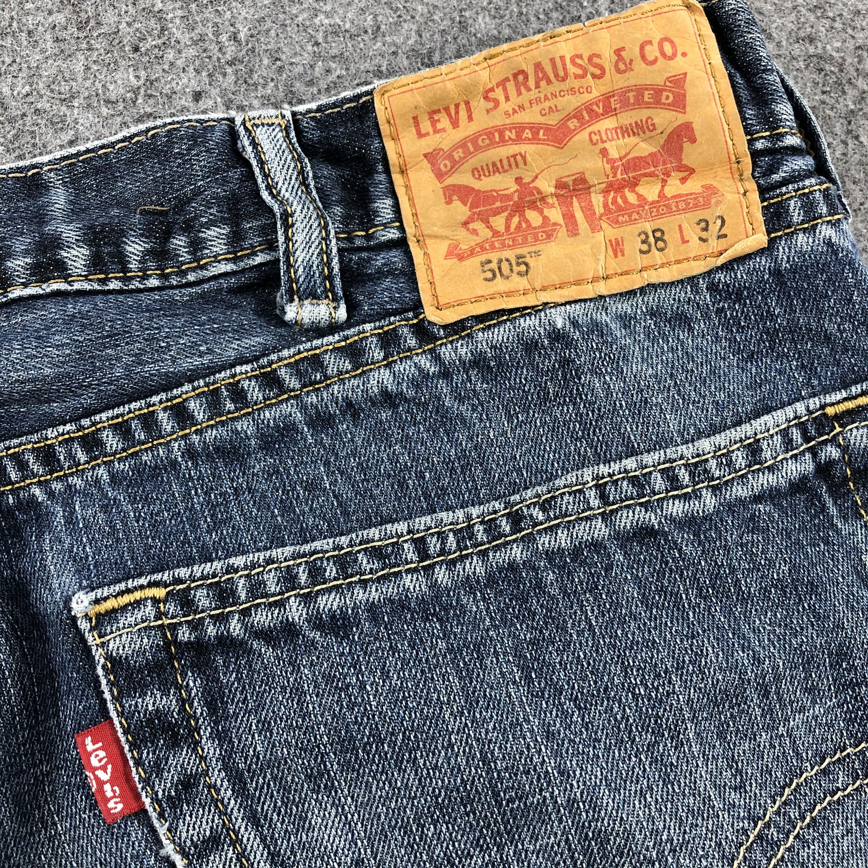 Levi's × Vintage Vintage Blue Wash Levis 505 Jeans-JM1746 Size US 38 / EU 54 - 5 Thumbnail