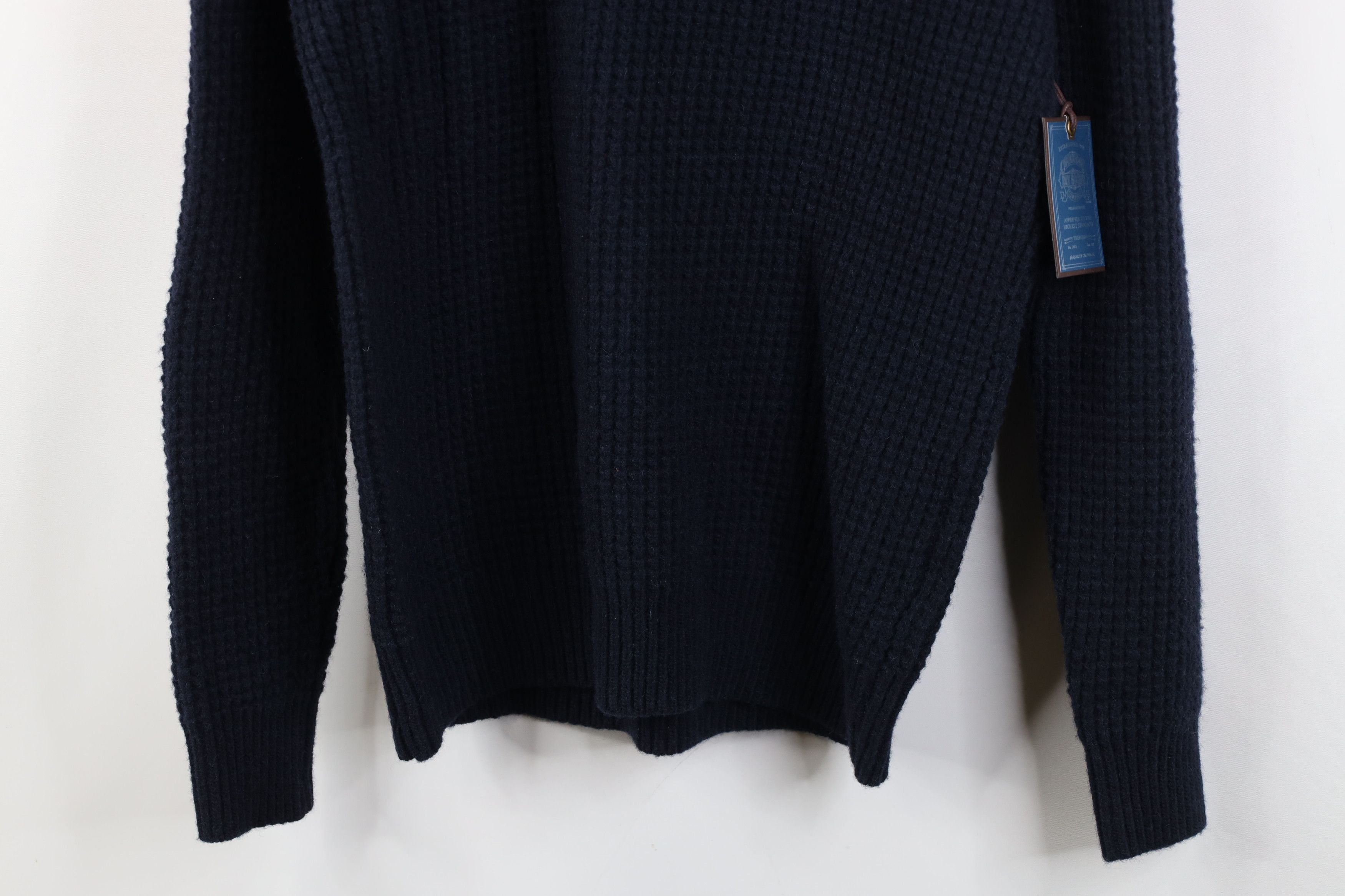 Vintage Deadstock Vintage Y2K Streetwear Lambswool Knit Sweater Blue Size US S / EU 44-46 / 1 - 3 Thumbnail