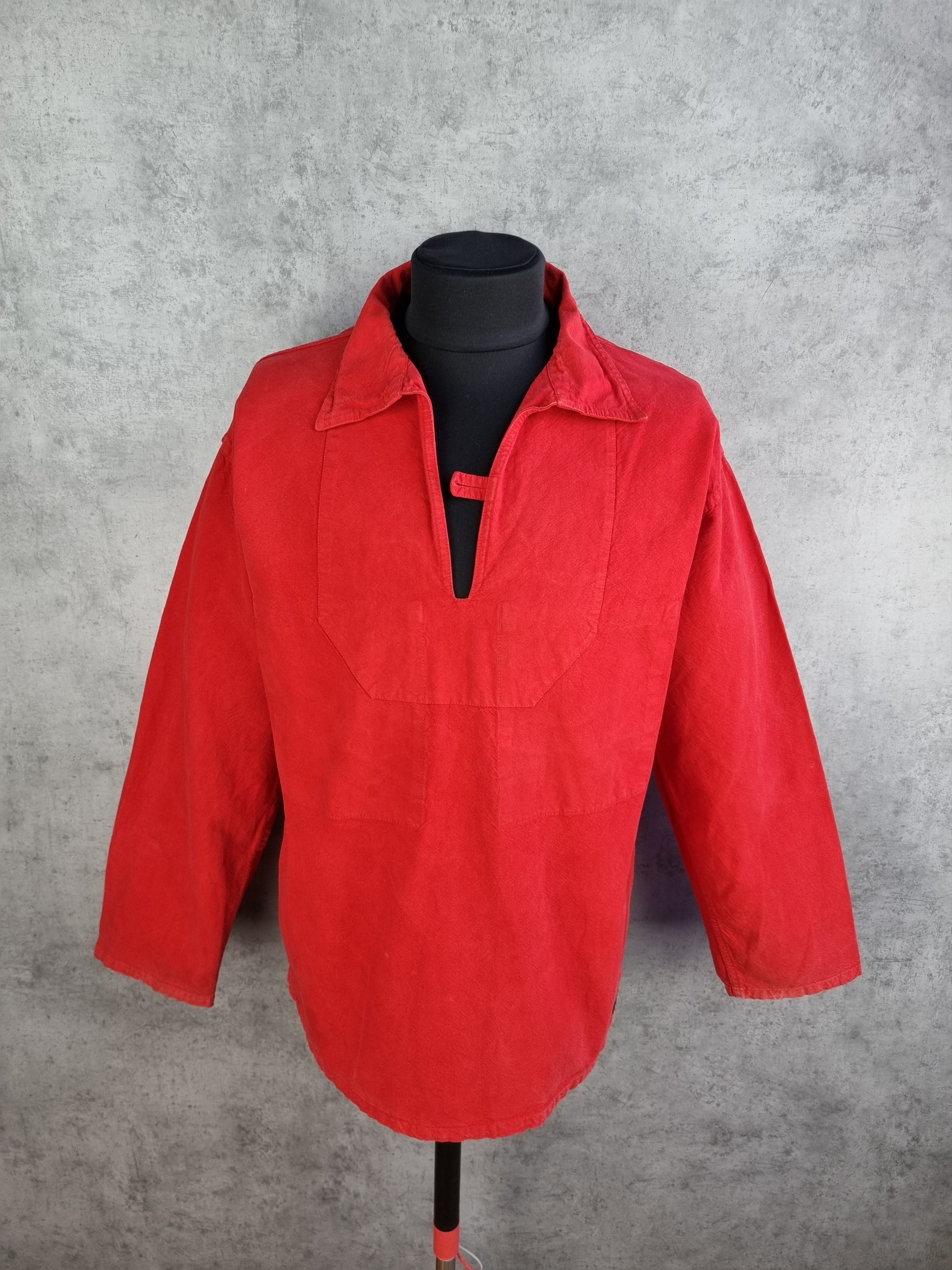 Le Laboureur × Seditionaries 90s Rare Size Vintage Sailor Fisherman OverShirt Size US XL / EU 56 / 4 - 1 Thumbnail