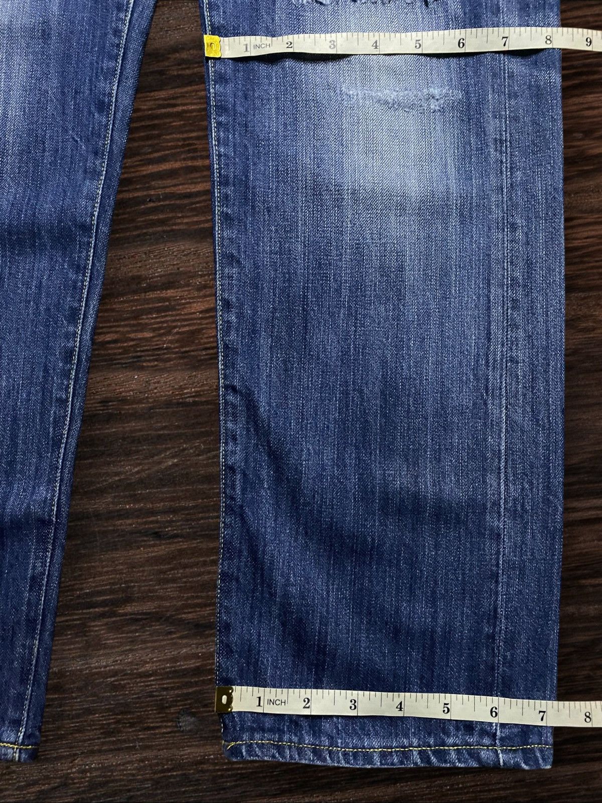 Japanese Brand Vintage Japanese Brand Niko And Faded Wash Distressed Slim Size US 32 / EU 48 - 11 Thumbnail