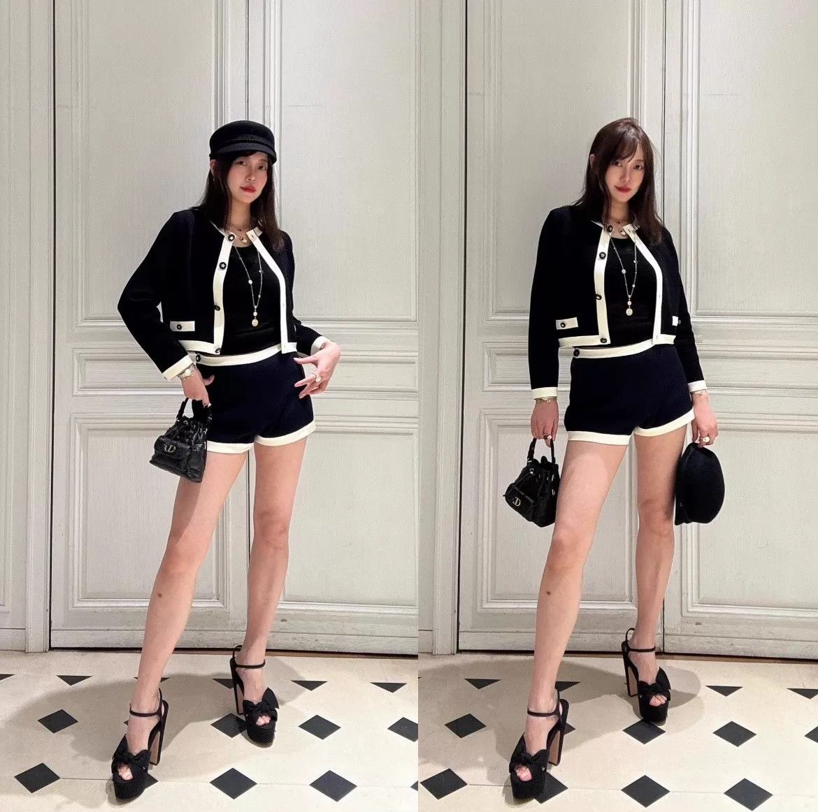 Dior Dior 25SS Crewneck Knit Cardigan Black/White Size36 99NWT Size XS / US 0-2 / IT 36-38 - 9 Thumbnail