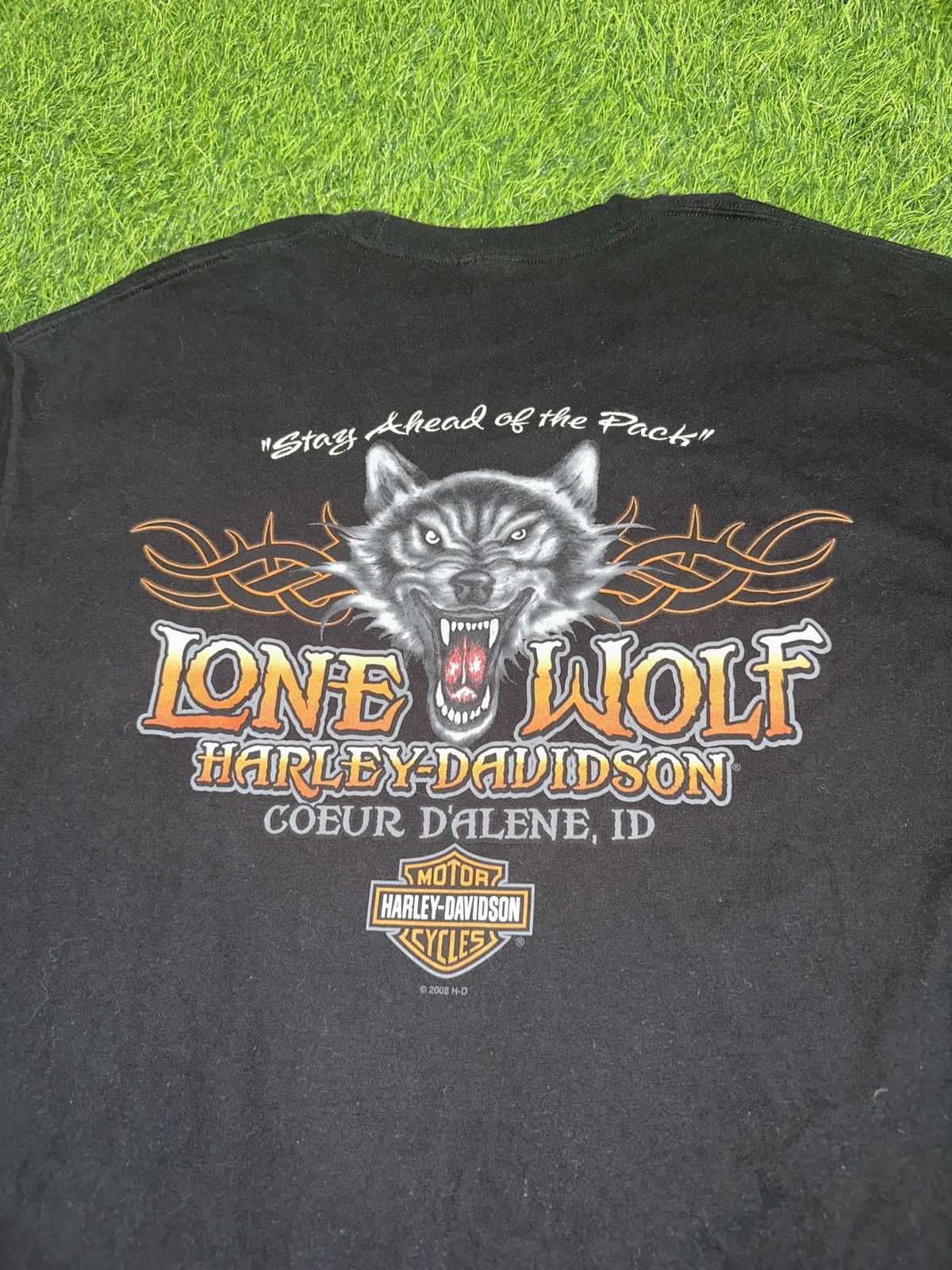 Harley Davidson Harley davidson motorcycle lone wolf tee shirt Size US XL / EU 56 / 4 - 4 Thumbnail