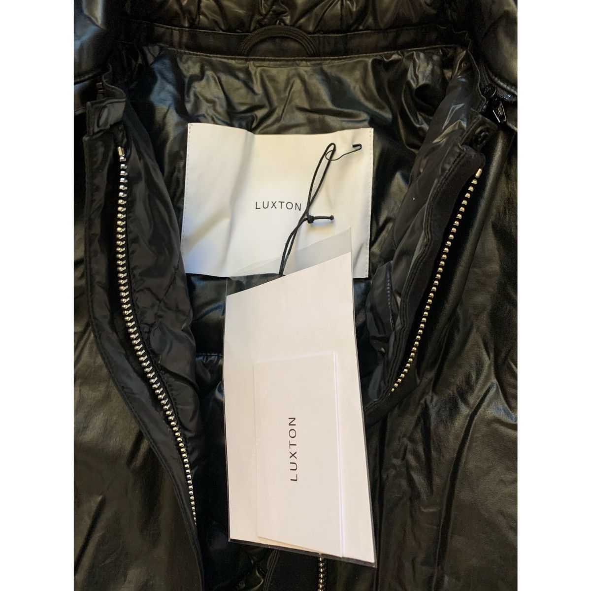 Other LUXTON BLACK SHINNY PADDED COAT Size S / US 4 / IT 40 - 9 Thumbnail