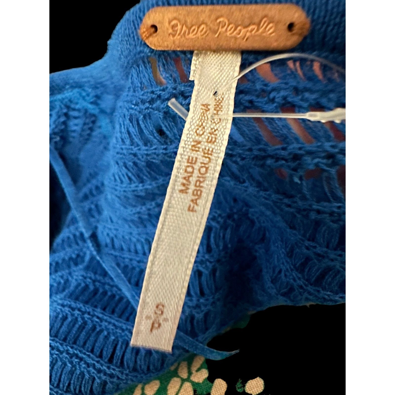 Free People Free People Open Knit Blouse, Size Small, NWT Size S / US 4 / IT 40 - 5 Thumbnail