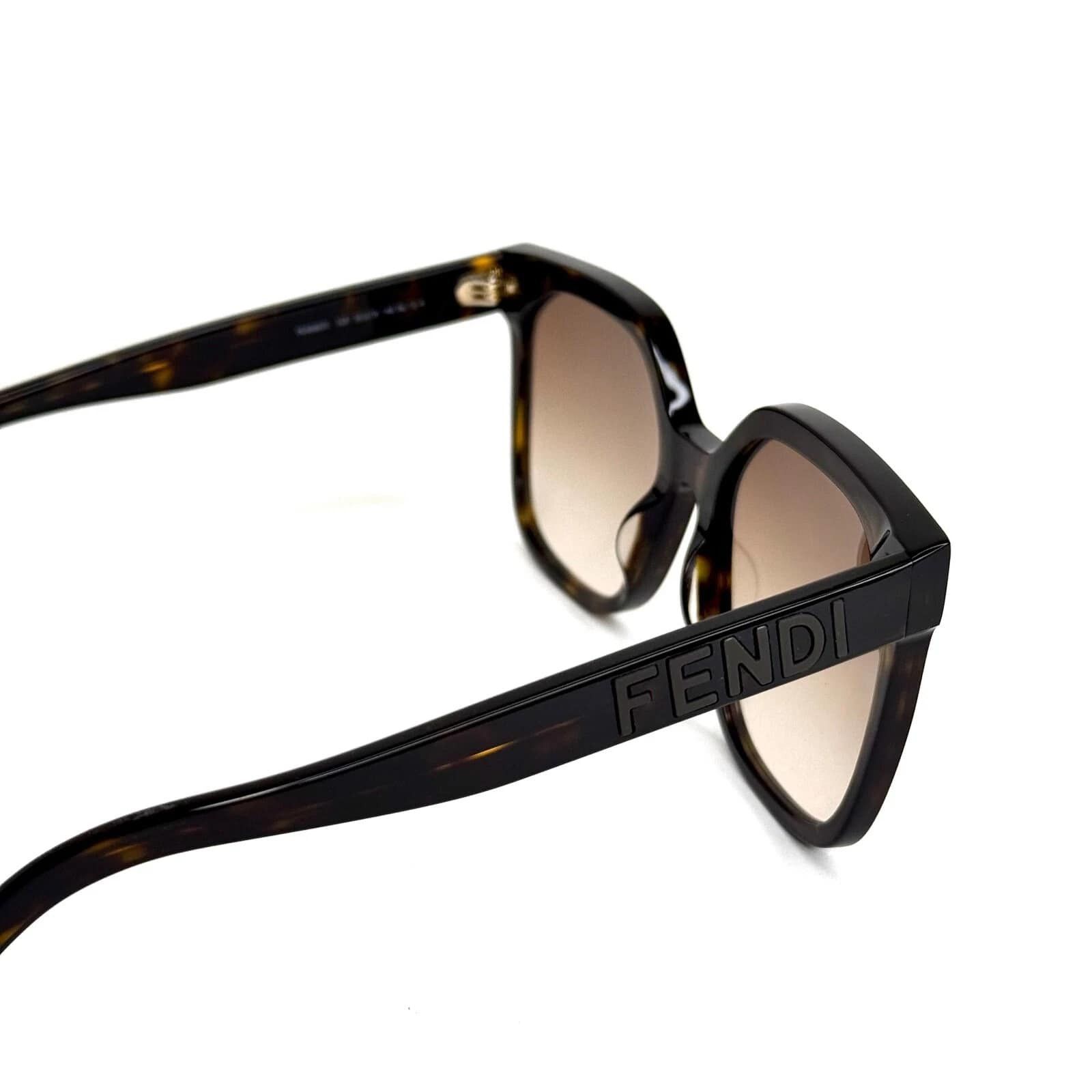 Fendi FENDI LETTERING 40007 Brown Fashion Sunglasses FE40007I 52F Size ONE SIZE - 8 Thumbnail