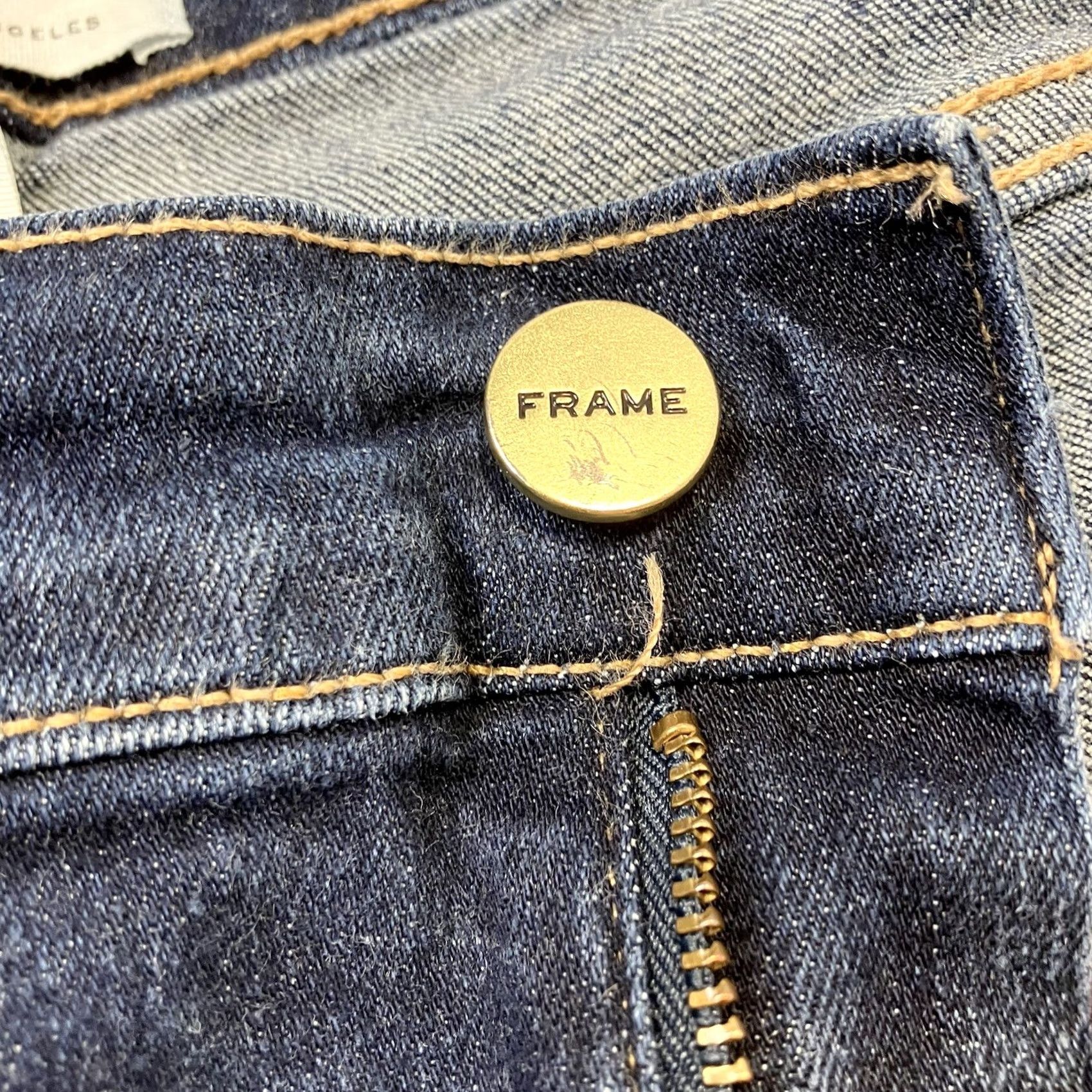 Frame FRAME Le Skinny de Jeanne MidRise Jeans Slim Skinny Dark Wash 28” Inseam 32 Women Size 24" / US 00 / IT 34 - 7 Thumbnail