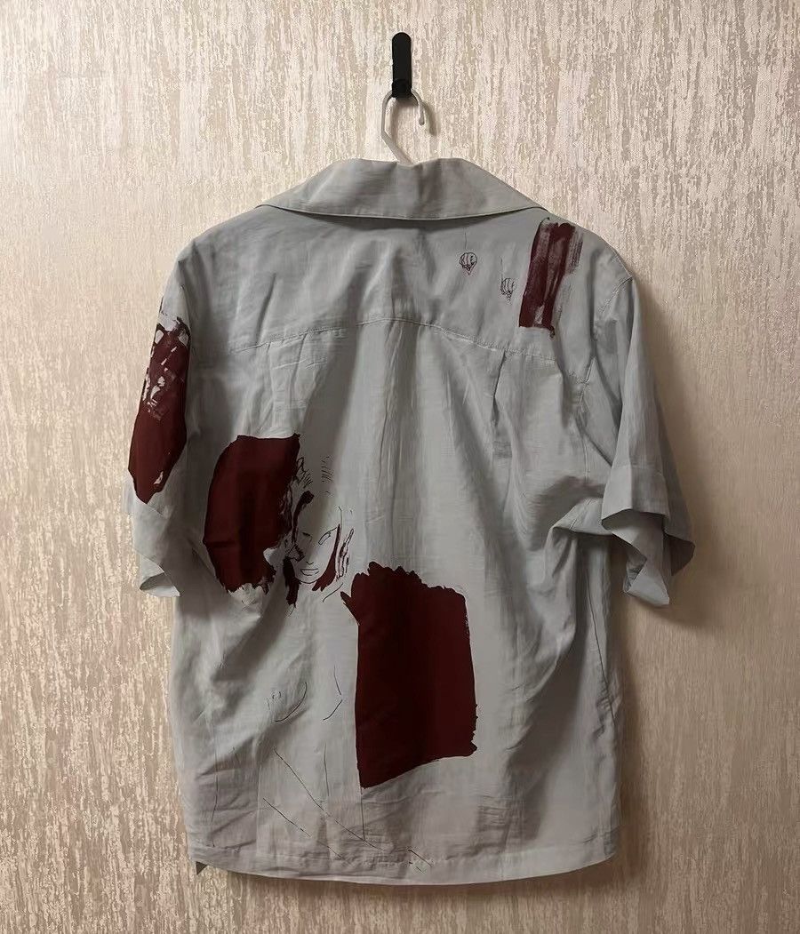 Enfants Riches Deprimes ERD Portrait Silk Short Sleeve Shirt Size US M / EU 48-50 / 2 - 2 Thumbnail