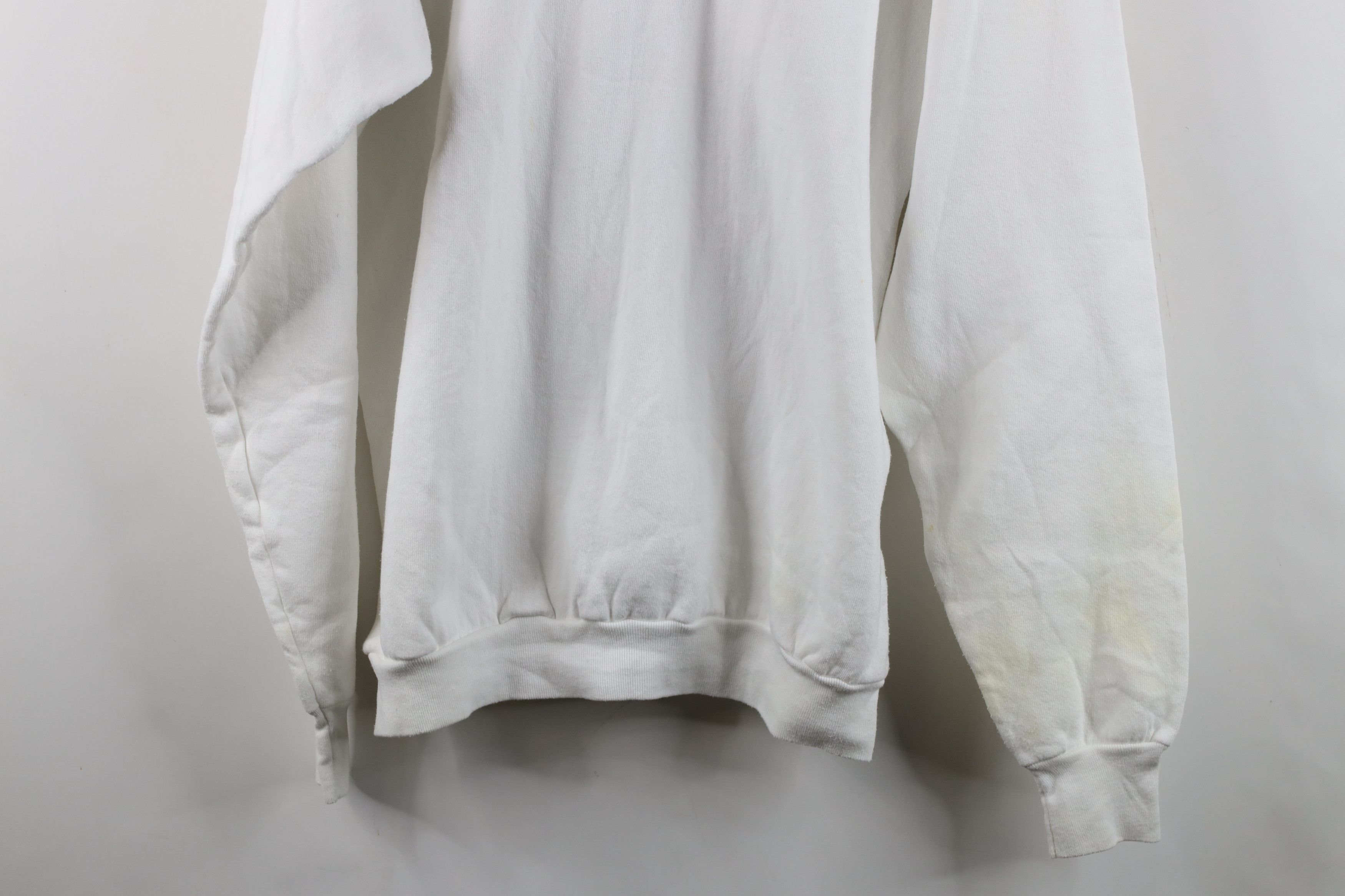 Vintage Vintage 90s Country Club High Fashion Sweatshirt White USA Size XL / US 12-14 / IT 48-50 - 16 Thumbnail