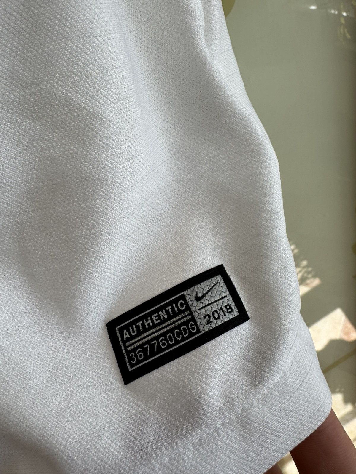 Nike England 2018-2019 Home Soccer Jersey Football Kit Shirt Size US L / EU 52-54 / 3 - 8 Thumbnail