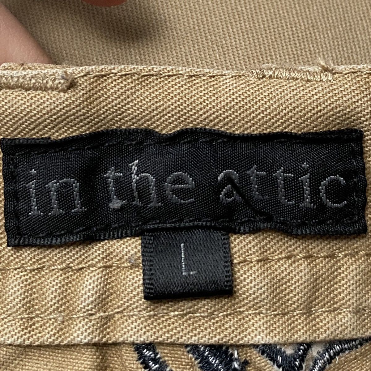 In The Attic × Japanese Brand Vintage Japanese Brand In The Attic Big Logo Pants 1990s Size US 31 - 9 Thumbnail