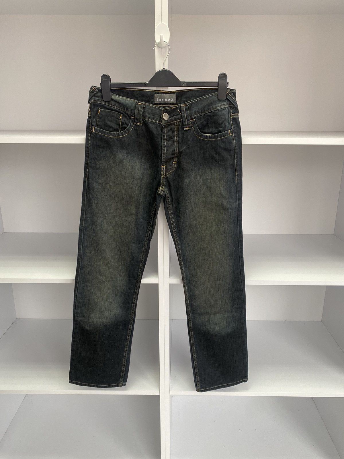 Casablanca × Designer × Vintage Vintage CasaBlanca Denim Jeans Size US 31 - 3 Thumbnail