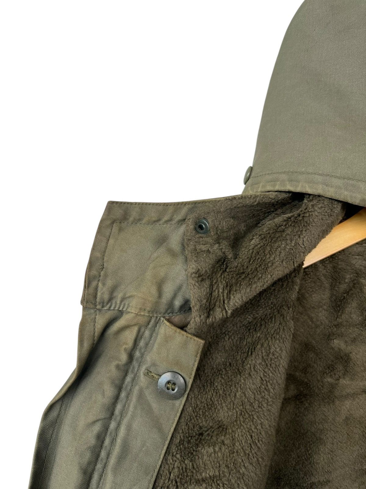 Vintage Vintage 80s German Army Parka Green Zipper Hoodie Jacket Size US L / EU 52-54 / 3 - 13 Thumbnail