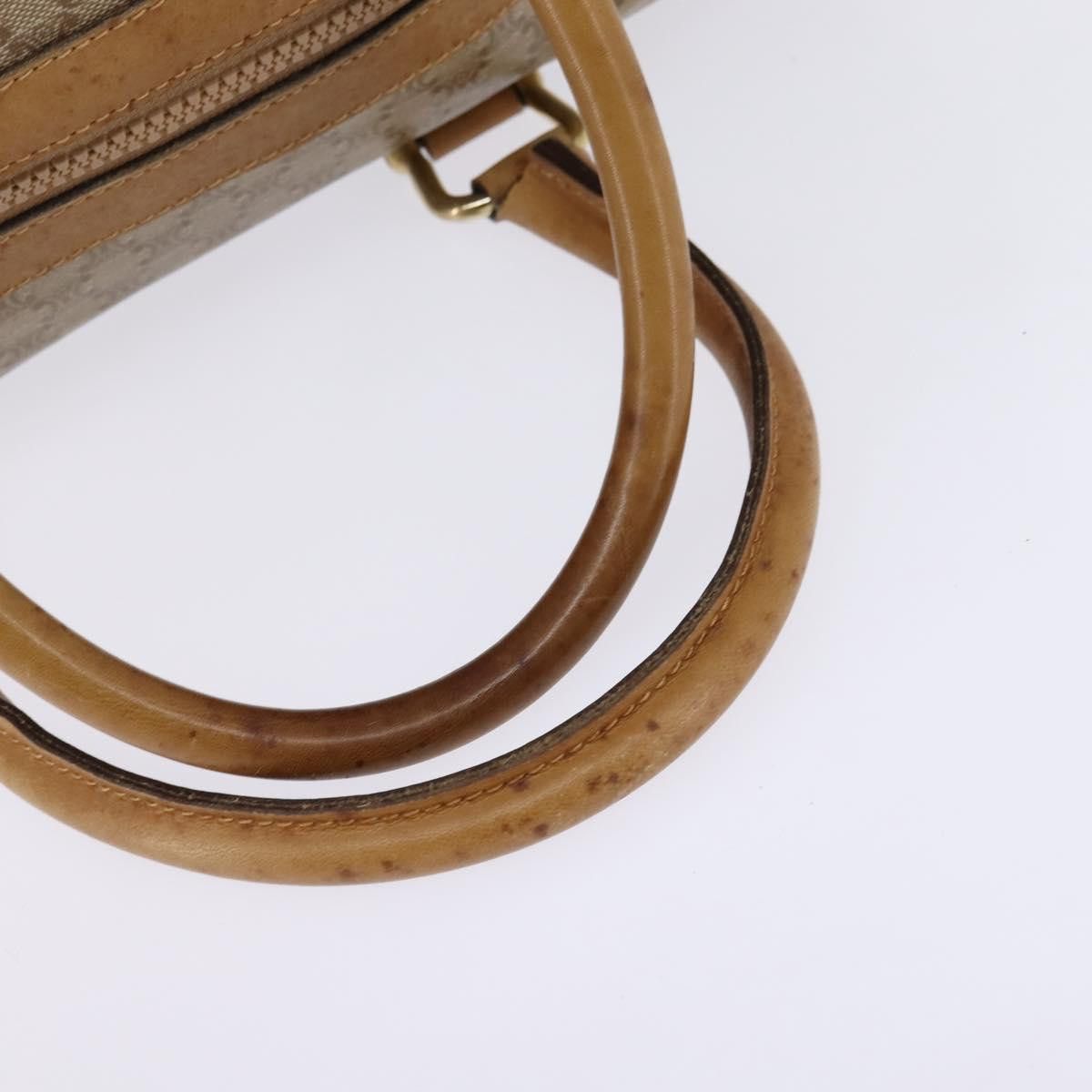 Celine CELINE Macadam Canvas Boston Bag Pvc Beige Gold Size ONE SIZE - 7 Thumbnail