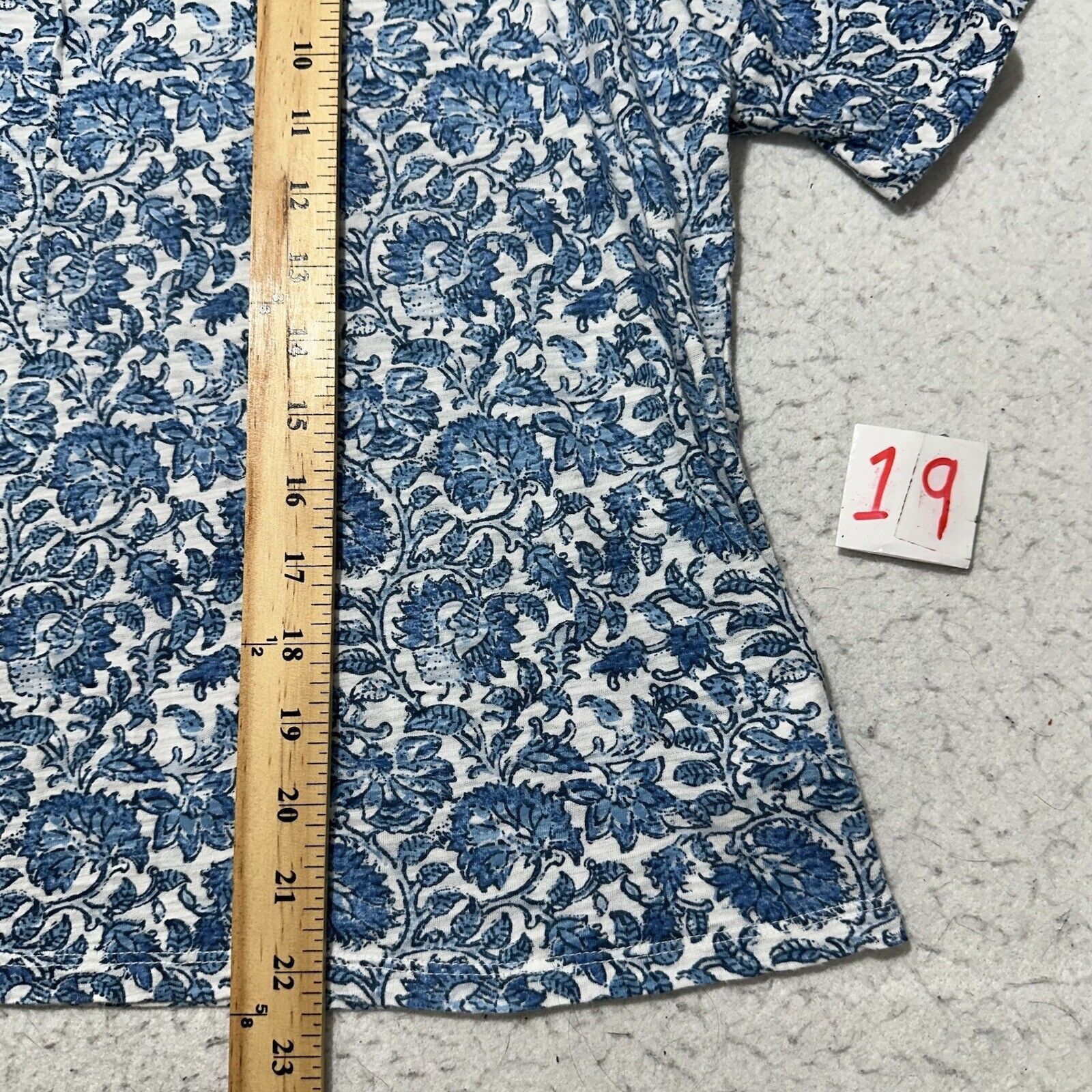 Lucky Brand Lucky Brand Large Floral Blouse Tie Front Paisley Top Size L / US 10 / IT 46 - 9 Thumbnail