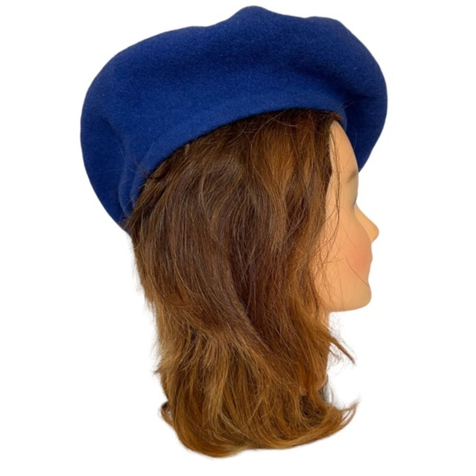 Vintage Vintage Aris Blue Lambswool Beret Size ONE SIZE - 8 Thumbnail