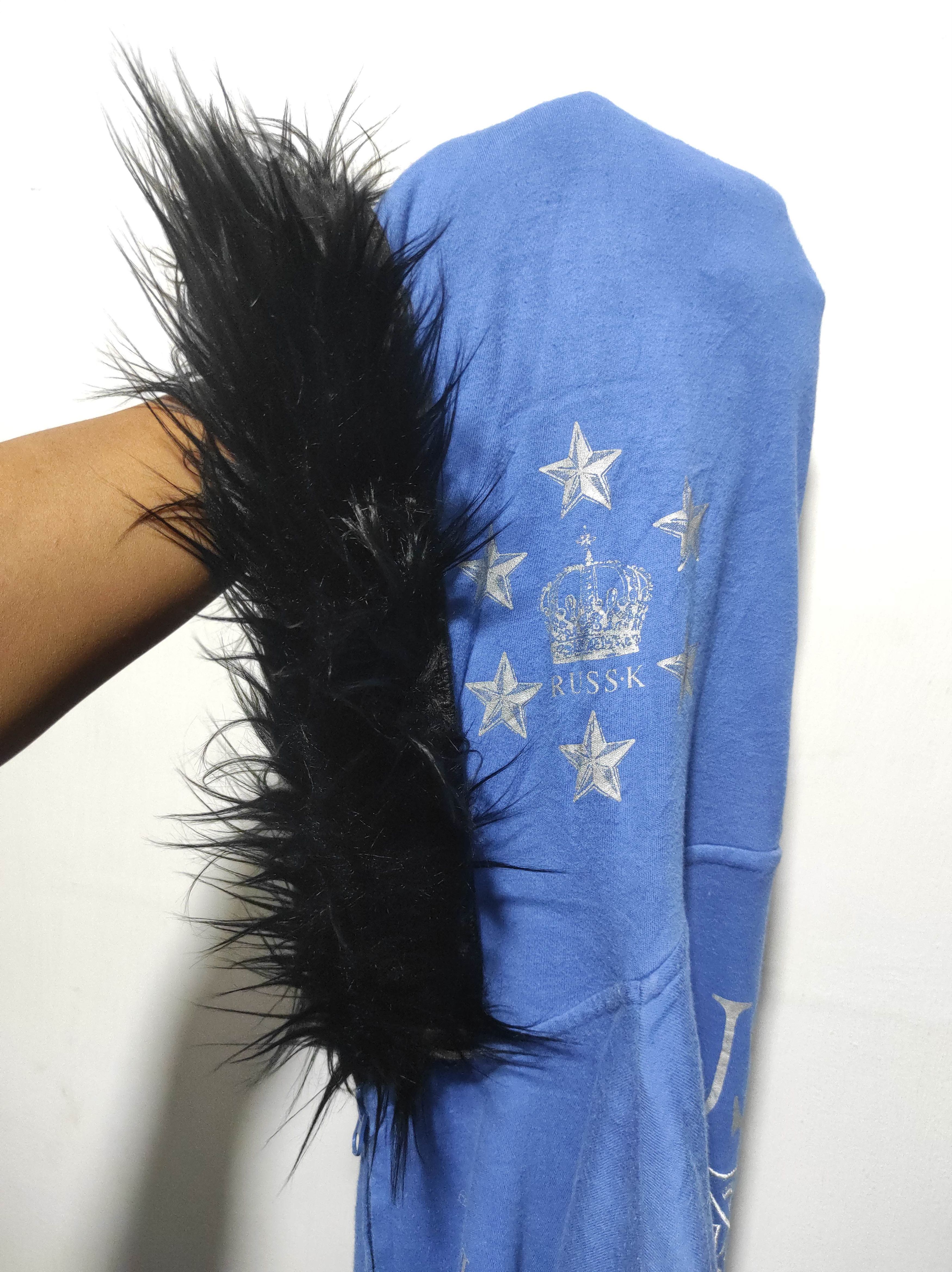 Japanese Brand Russ-K Zip Fur Hoodie IfSixWasNine LGB style Size US S / EU 44-46 / 1 - 19 Thumbnail