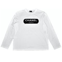 New Chanel Logo Men White T Shirt Tee Size S-XXXL CH2