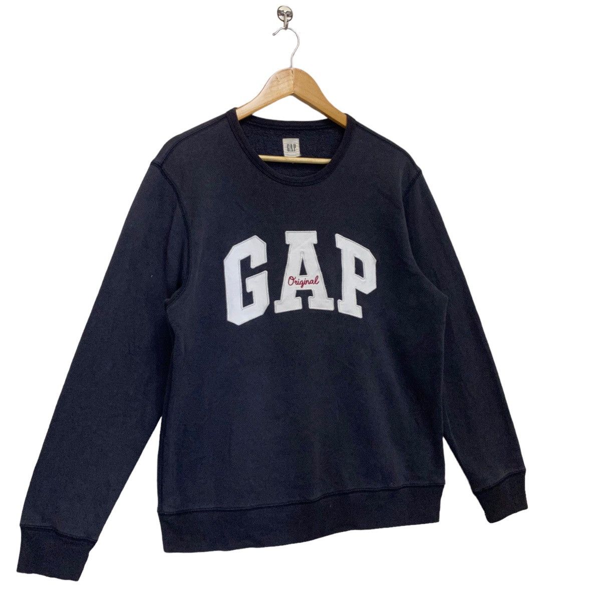 Gap × Vintage Gap Big Logo Crewneck Sweatshirt Size M Size US M / EU 48-50 / 2 - 2 Thumbnail