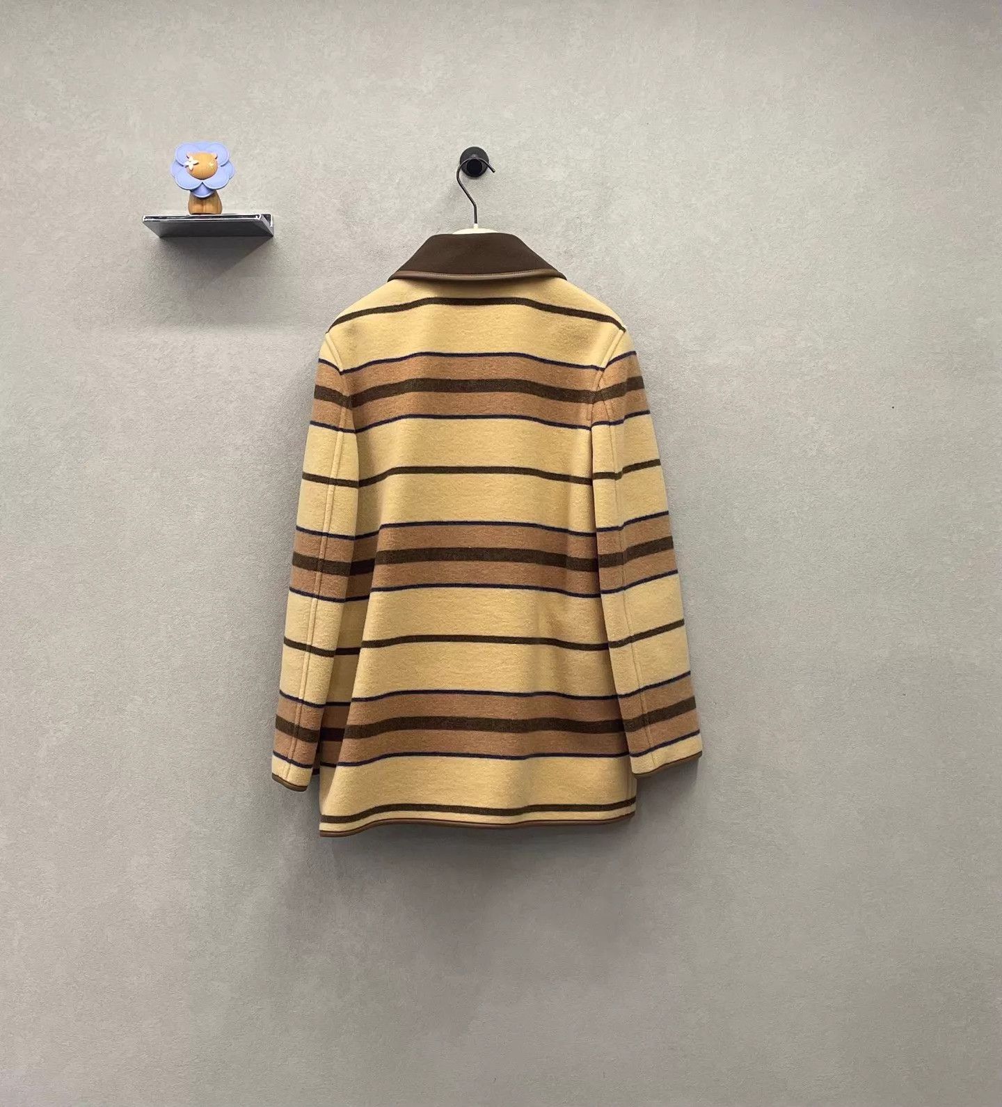 Burberry Burberry Equestrian Wool Stripe Jacket Women's 34 Size XXS / US 00 / IT 34 - 3 Thumbnail