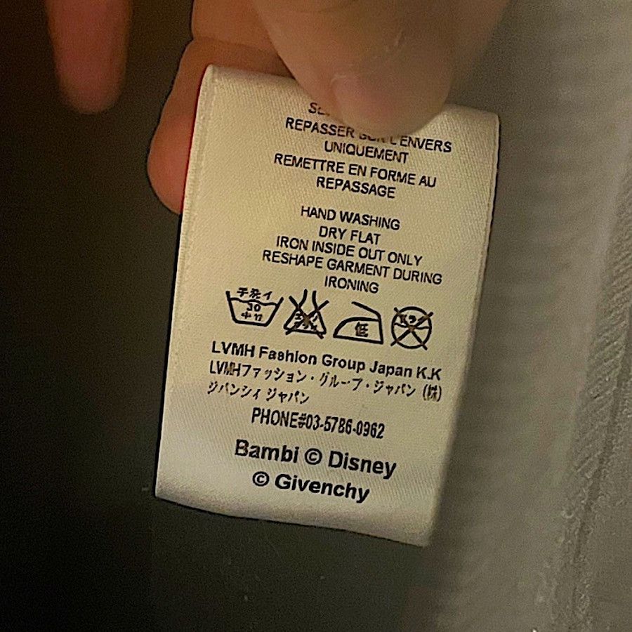 Givenchy Authentic Givenchy 17 SS Riccardo Tisci Bambi Hoodie Size US XS / EU 42 / 0 - 7 Thumbnail