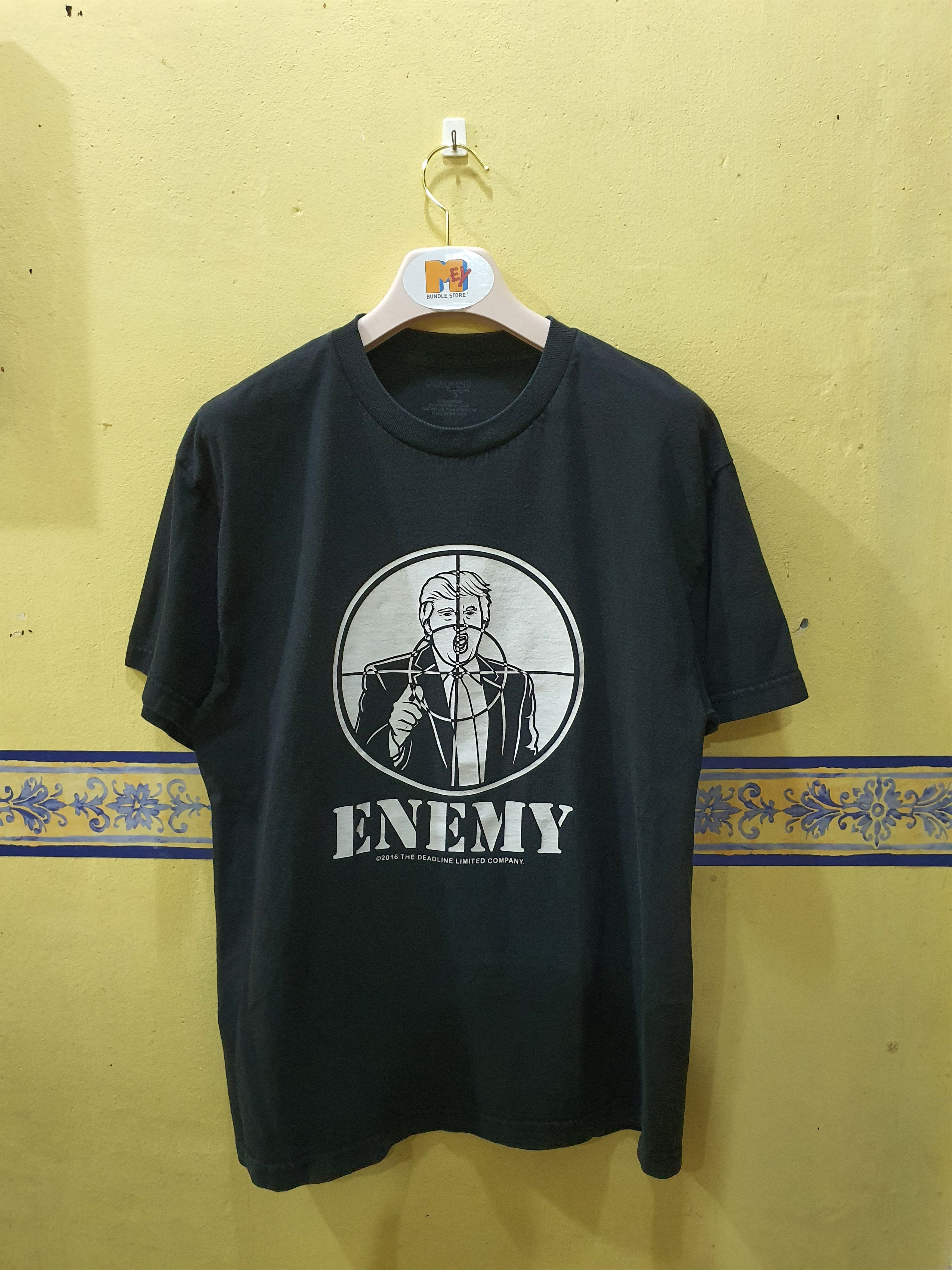 Donald Trump Deadline Limited "Enemy" graphic T-shirt Size US L / EU 52-54 / 3 - 3 Thumbnail