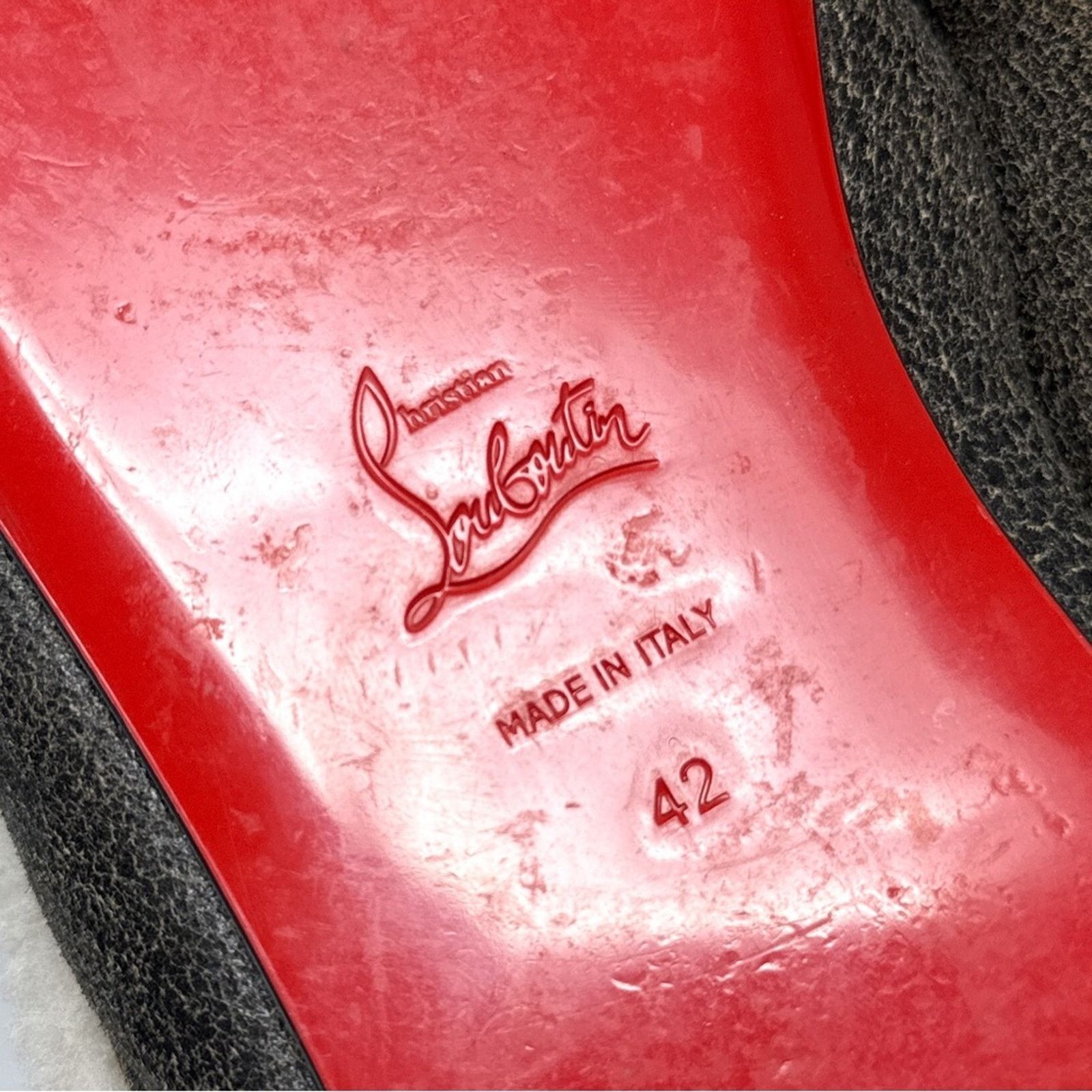 Christian Louboutin Christian Louboutin Leather Sherpa Flat Smoking Loafer Shoes Size US 9 / EU 42 - 9 Thumbnail