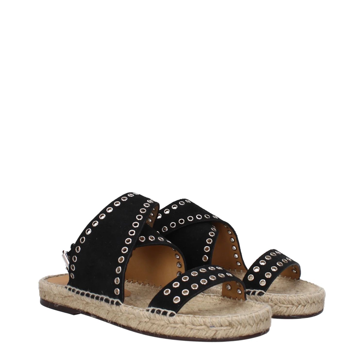 Isabel Marant ob1o1e1124 Suede Sandals in Black Size US 6 / IT 36 - 2 Thumbnail
