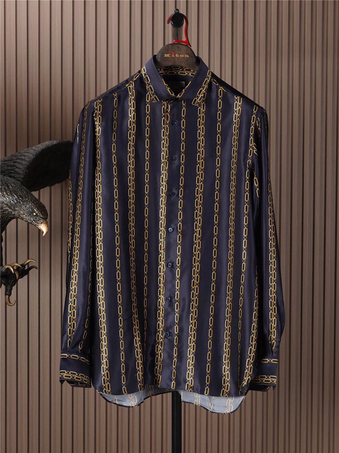 Zilli ZILLI Silk Shirt with Unique Design Size US XS / EU 42 / 0 - 1 Thumbnail