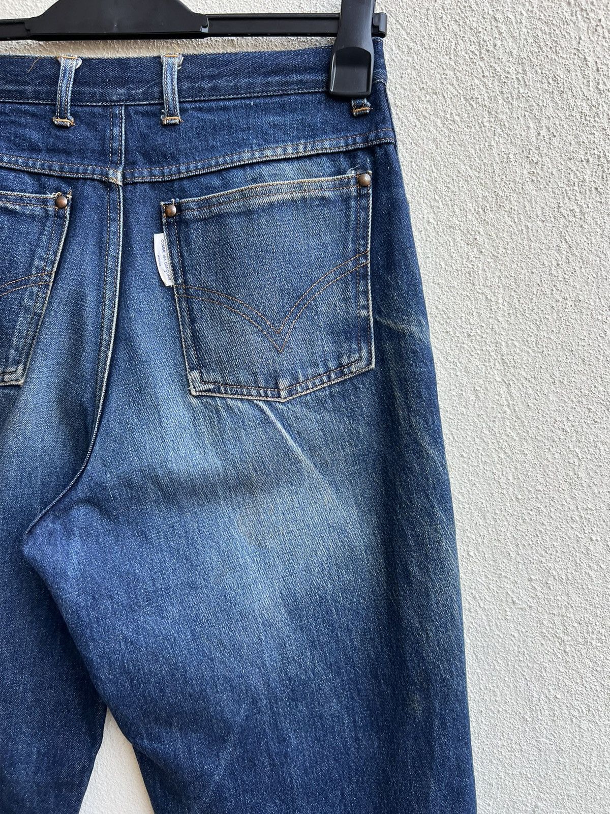 Comme des Garcons Homme Archive 80s CDGH Fade Mud Dirty Denim Baggy Jeans Size US 29 - 18 Thumbnail