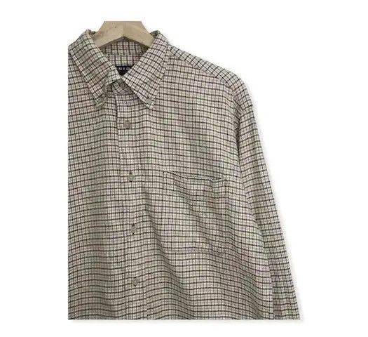 Flannel Japanese Brand Uniqlo Plaid Tartan Flannel Shirt Size US M / EU 48-50 / 2 - 4 Thumbnail