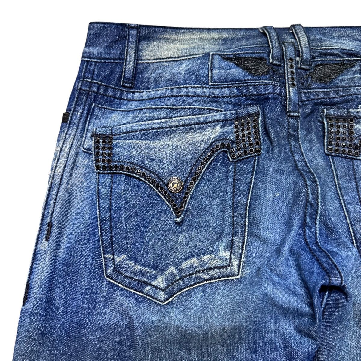 Robins Jeans Robins Jeans R Pocket Denim Jeans Size US 34 / EU 50 - 11 Thumbnail