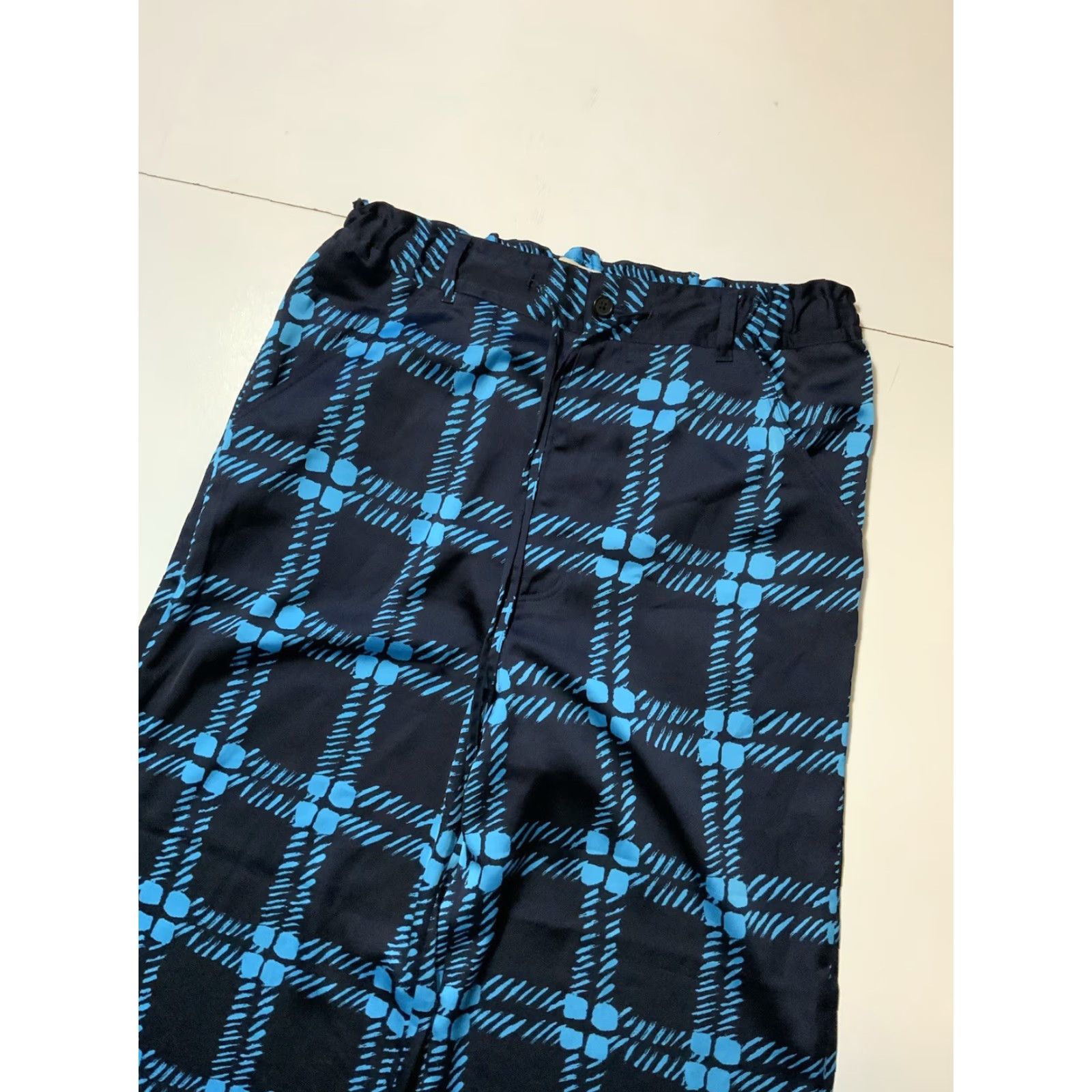 Marni 85 Marni X Uniqlo Relaxed Easy Wide Leg Fit Pattern Print Drape Baggy Pants L Size US 33 - 4 Thumbnail