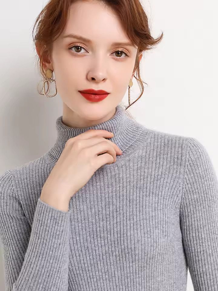 Other Women Fall Turtleneck Pullovers Cashmere Soft Sweaters New Size ONE SIZE - 17 Thumbnail