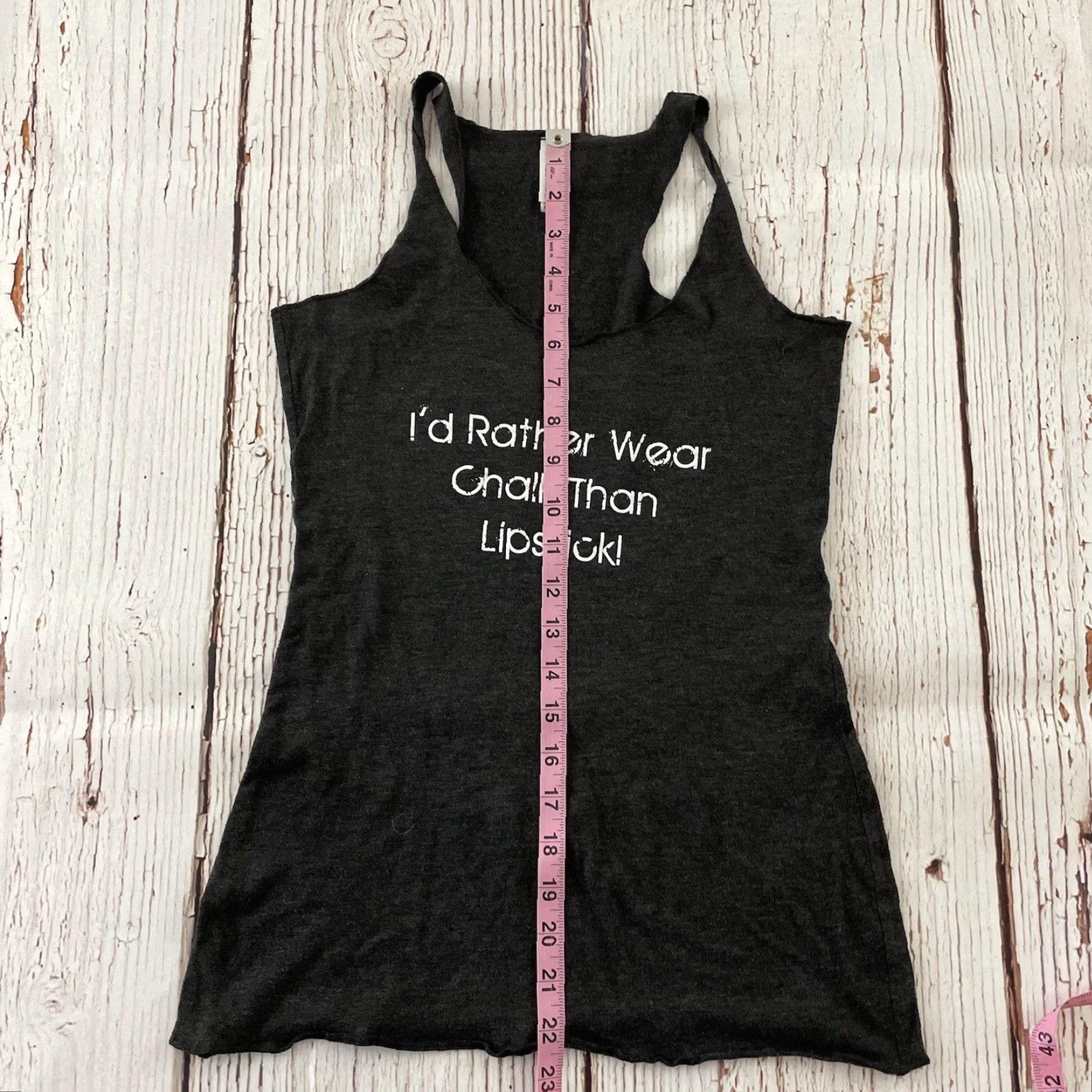 Bell Crossfit Trilogy Central Illinois Racer Back Tank Top Women's Medium Dark Gray Size M / US 6-8 / IT 42-44 - 4 Thumbnail