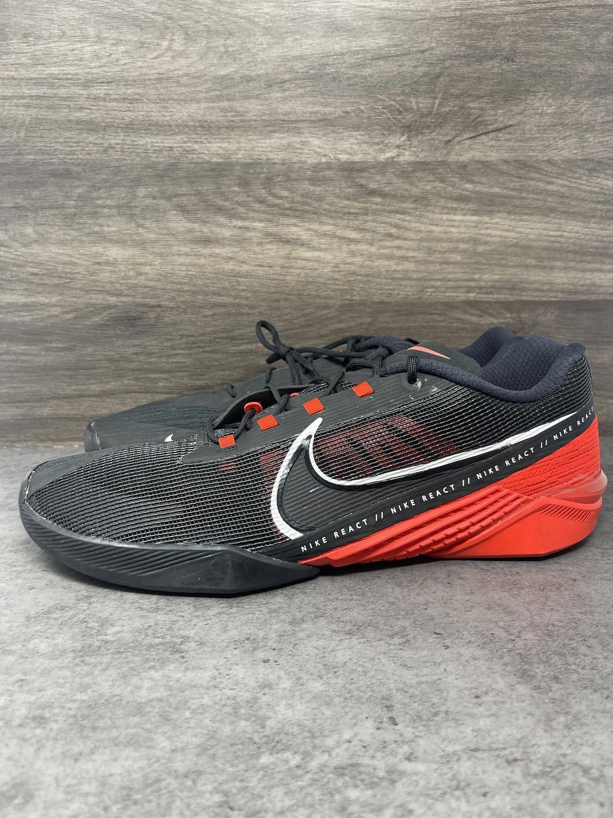 Nike Nike React Metcon Turbo Shoes Mens Size 15 Black Red Size US 15 / EU 48 - 1 Thumbnail