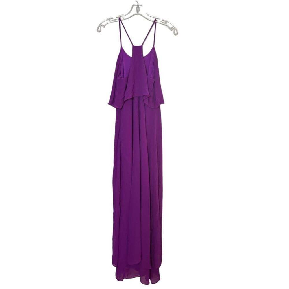 Designer Gianni Bini l Purple Flowy Maxi Dress Size 6 Size M / US 6-8 / IT 42-44 - 3 Thumbnail