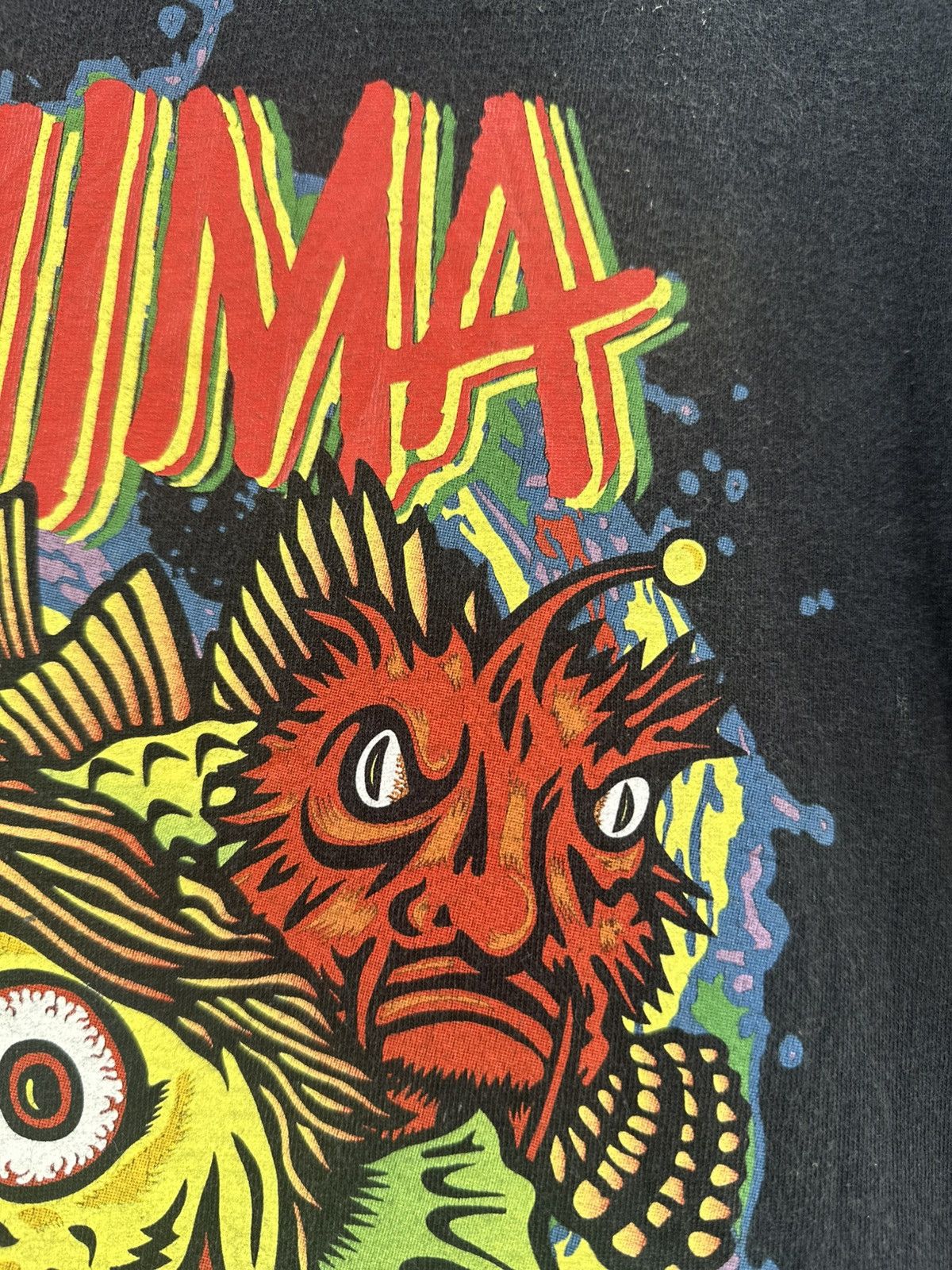 Band Tees Thrashed Manina Good Job Release Party Punk Horror Faded Tee Size US L / EU 52-54 / 3 - 5 Thumbnail
