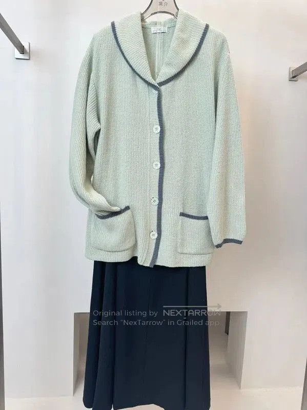 Givenchy Givenchy Light Green Wool Cardigan for Women . Size XXS / US 00 / IT 34 - 3 Thumbnail