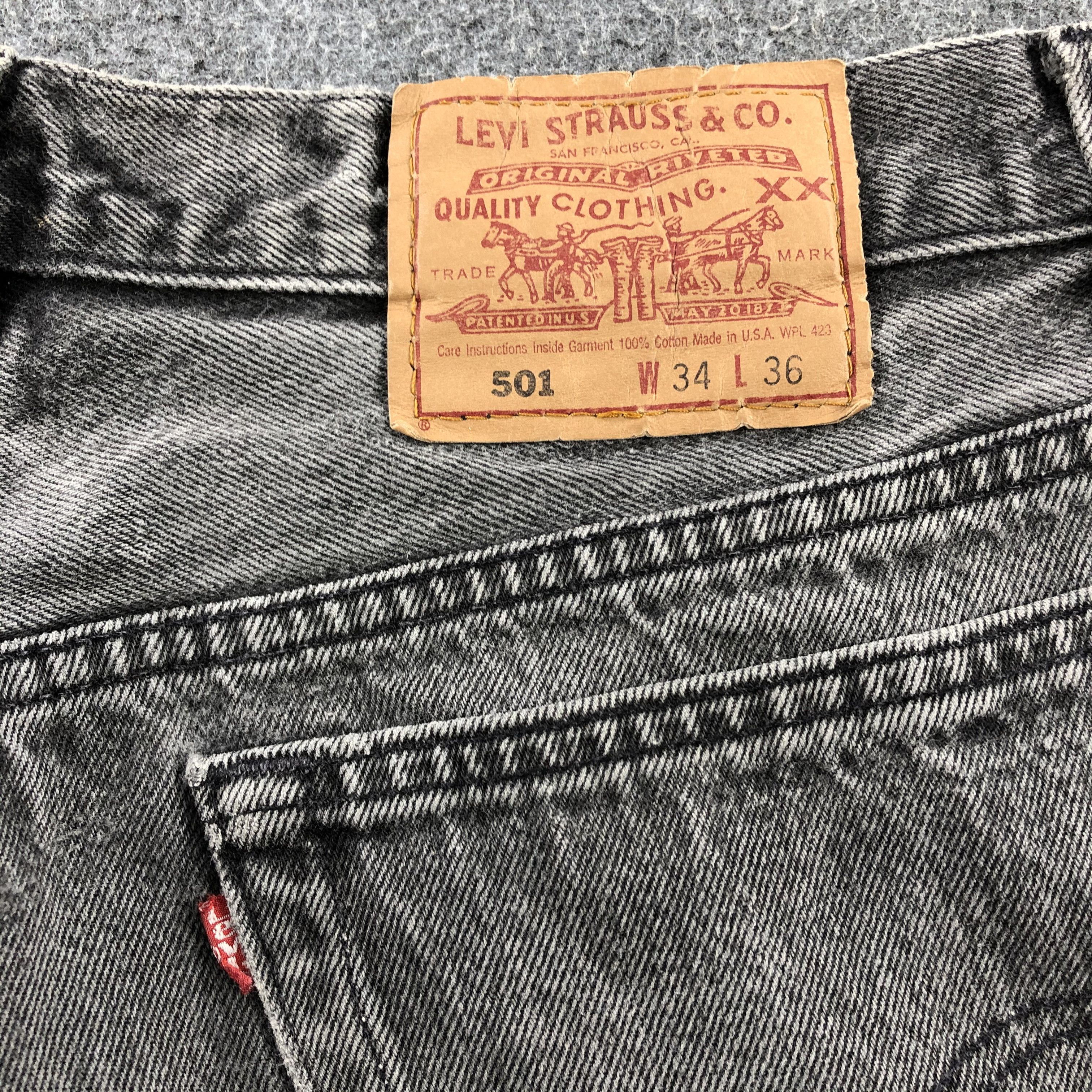 Levi's Vintage 90s Levis 501 Earth Tone Jeans-JM1544 Size US 33 - 5 Thumbnail