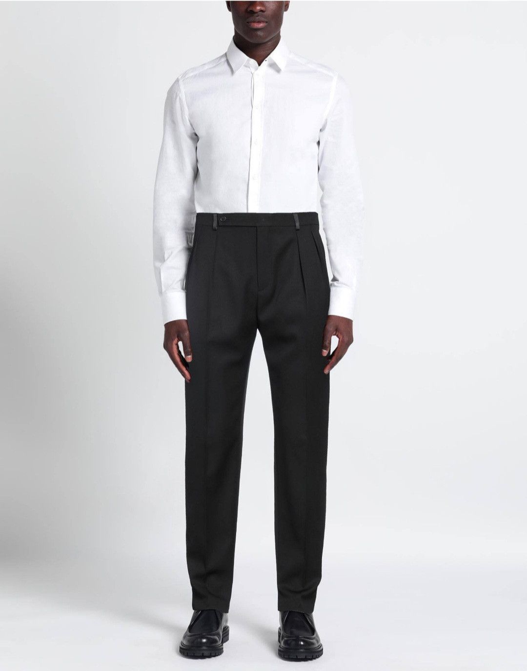 Saint Laurent Paris Saint Laurent Tapered Wool Trousers Size US 30 / EU 46 - 2 Thumbnail
