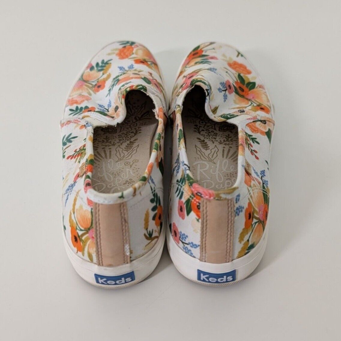 Keds Keds Rifle Paper Co Floral Sneakers Womens Size 11 White Size US 11 / IT 41 - 7 Thumbnail