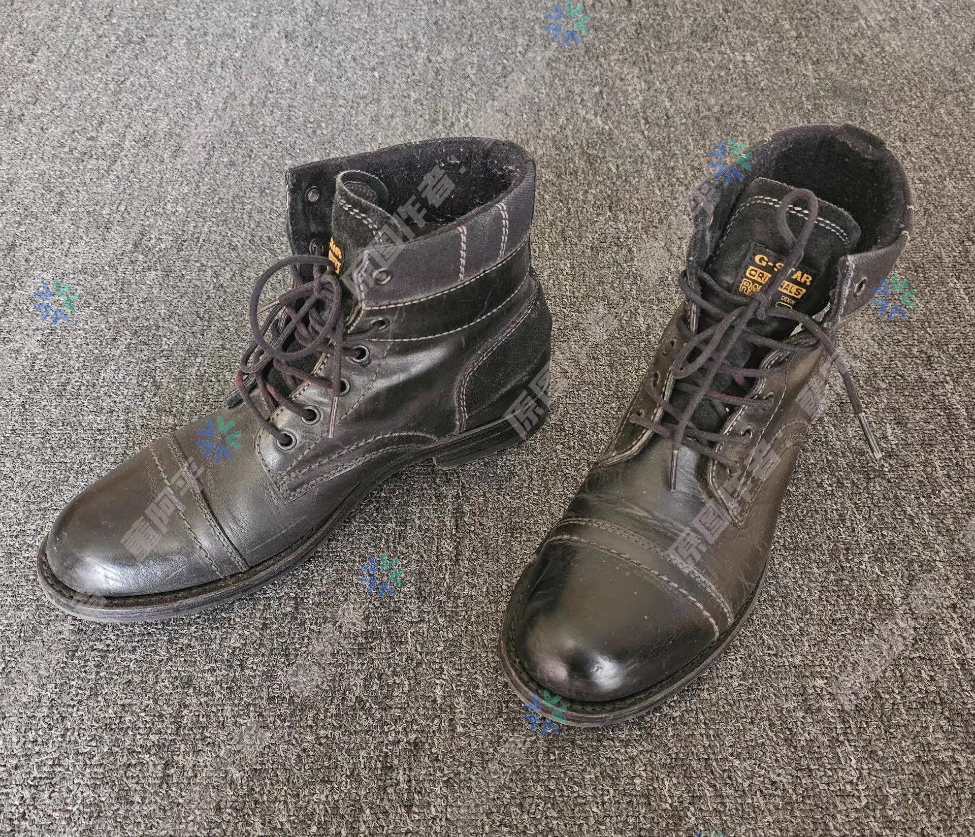 G-Star G-STAR RAW Men's Leather Boots, Q4 Size US 7 / EU 40 - 2 Thumbnail