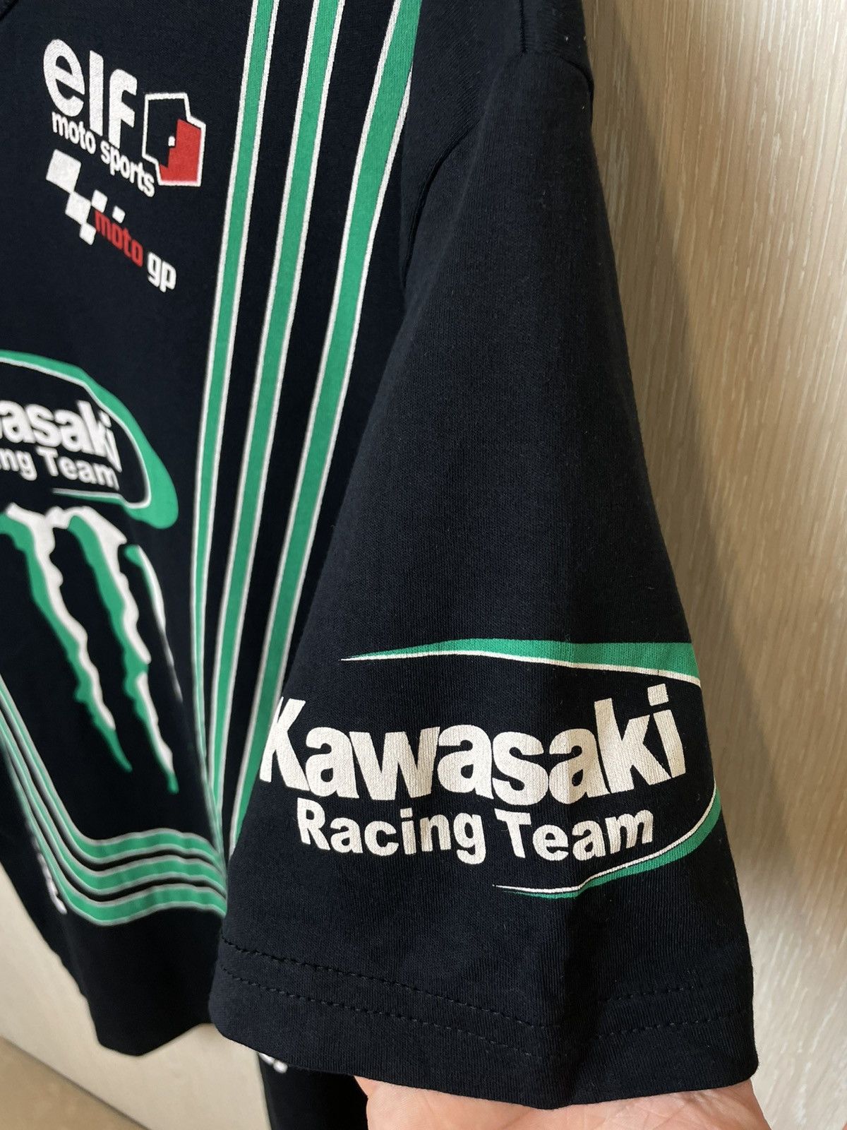 Vintage Vintage Monster Energy Kawasaki Racing T-shirt Size US XXL / EU 58 / 5 - 6 Thumbnail