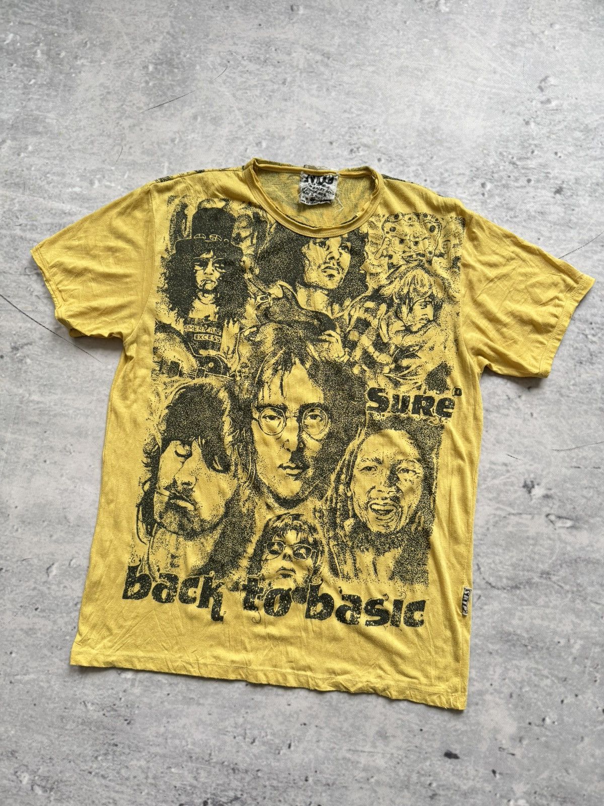 Other Vintage Back to Basic rock tour tee Sure Size US L / EU 52-54 / 3 - 1 Thumbnail