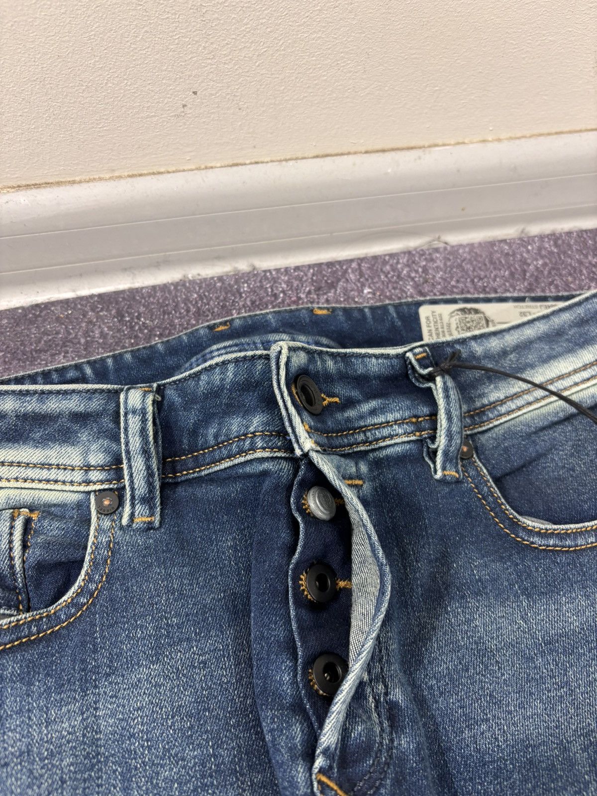 Diesel Diesel Sleenker NWT Men’s Slim Skinny Blue Stretch Jeans Size US 29 - 8 Thumbnail