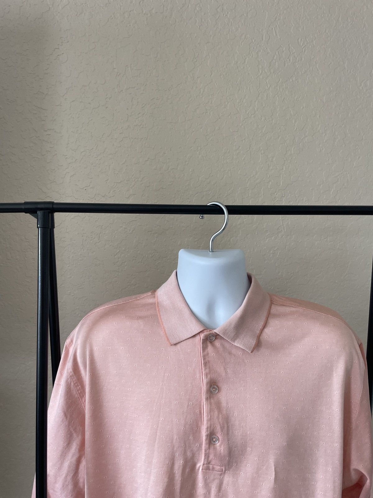 Bobby Jones Micro Mini Square 3 Button Polo shirt Size US L / EU 52-54 / 3 - 2 Thumbnail