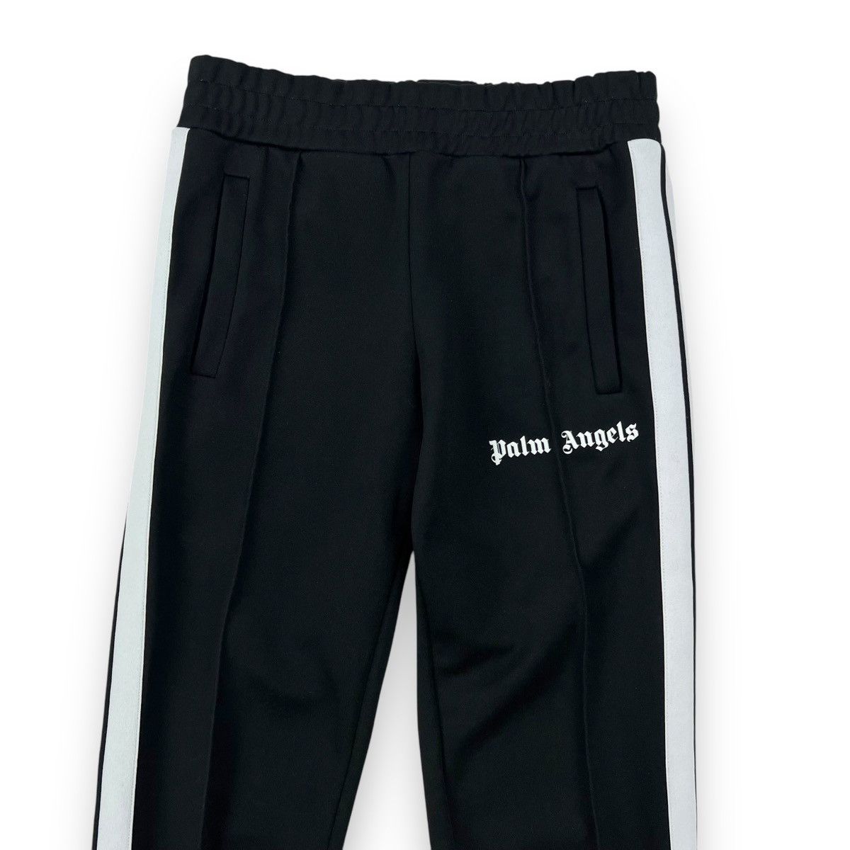 Palm Angels Palm Angels Black Cuffed Sweatpants Grailed